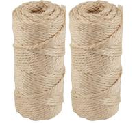 APLI 13127 - Bobina de Cuerda de sisal, 400g, 2 Cabos (Paquete de 2)