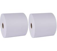 APLI 13324 - Pack de 10 Rollos de Papel Térmico de 57 X 55 X 12 Mm - Papel para Tickets de Datáfonos, Cajas Registradoras y Tpv - Sin Bpa (Paquete de 2)