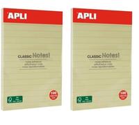 APLI 13370 Notes Color Ama Linea, 150 x 100 (Paquete de 2)