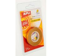 APLI 13384 - Cinta adhesiva celo doble cara 7 mm x 10 m