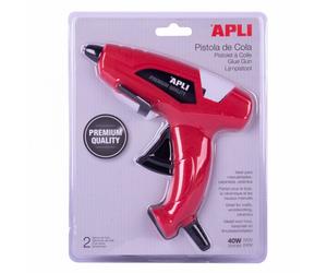 APLI - 13942 pistola y lápiz de silicona caliente