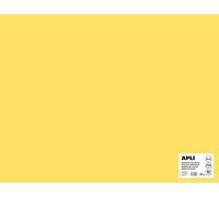 APLI 14256 - Cartulina amarillo claro 50 x 65 cm 170 g 25 hojas