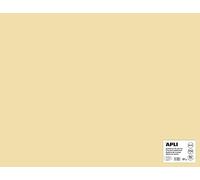 APLI 14259 - Cartulina crema 50 x 65 cm 170 g 25 hojas