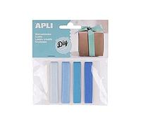 APLI 14786-Cintas de tela tonos azul 4 u.