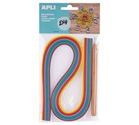 APLI 14792 - Kit quilling tonos surtidos+herramienta