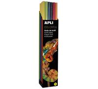 APLI 14907 - Papel Kraft surtido Colorful 1 x 3 m 30 u.