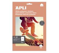 APLI 15187-Etiquetas HOME blancas resistentes intemperie 210 x 297 mm 10 hojas