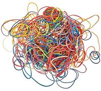 APLI 16266 - Gomillas elasticas colores surtidos en bolsa de 100 gr