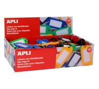 APLI Llavero etiqueta multicolor 100 unidades