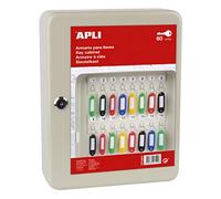 Armario metalico portallaves apli 60 llaves con cerradura