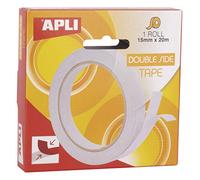 APLI 17723 - Cinta adhesiva doble cara 15 mm x 20 m