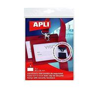 APLI 17842-3 Identificadores con cordon Color Rojo 102x 75mm