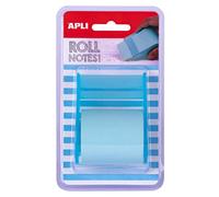 APLI 18193-Rollo dispensador de nota adhesiva 50 mm x 8 m color azul pastel
