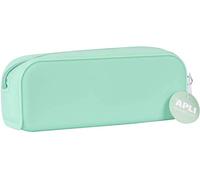 APLI 18414 - Estuche Multiusos de Silicona Nordik Collection - Verde Turquesa - Estuche Escolar de 185 x 75 x 55 mm