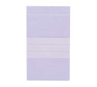 APLI 18726 - Bolsas auto cierre con franjas de escritura 80 x 120 mm pack de 100 u. Aptas para uso alimenticio