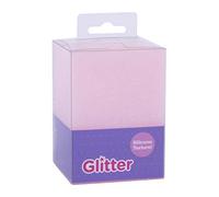 APLI 18754 - Cubilete de Silicona Rosa Glitter Collection