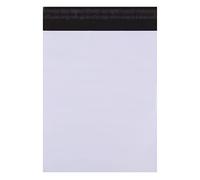 APLI 19076 - Pack 50 bolsas blancas opacas con cierre adhesivo para envíos y paquetería - 250 x 300 mm