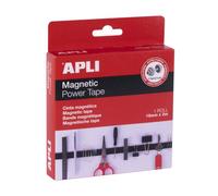 APLI Cinta adhesiva magnética 19185 extra fuerte de gran resistencia Rollo 19 mm x 2 m