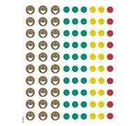 APLI 2 Hojas Gomets Mini Cara Feliz 16800