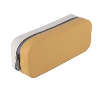 APLI 20655 - Estuche escolar bicolor mostaza y gris de silicona Up North