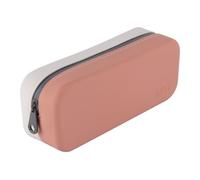 APLI 20657 - Estuche escolar bicolor rosa y gris de silicona Up North
