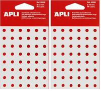 APLI 228 - Arandelas adhesivas 96 unidades en sobre (Paquete de 2)