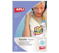 Apli 4128 - bolsa de papel transfer para prendas blancas, apto impreso