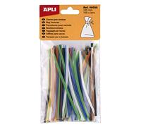 APLI 555 - Pack de 100 cierres metálicos para bolsas