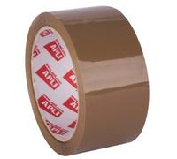 APLI 11943 - 1 Rollo de precinto sin ruido, 48 mm x 66 m, 28 µm, color Marrón Acrílico