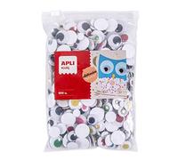 APLI - Bolsa ojos móviles surtidos adhesivos 600 uds., Surtido MAXI (17444)