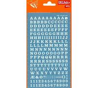 APLI DDB4F - Letras y números transferibles blancos 6 mm, 214 caracteres