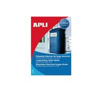 Apli Etiquetas A4 210 x 297 mm - 1 por hoja | Pack 20 hojas