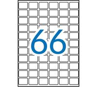 Apli Etiquetas Adhesivas Blancas 16x22 mm Cantos Romos Formato A5 para Impresión Manual o Impresora