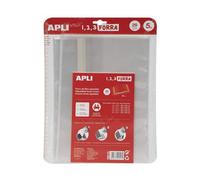 Apli Forro de libros autoajustable (29 cm) - 5 unidades