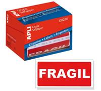 Apli Frágil Pegatinas 200 etiquetas