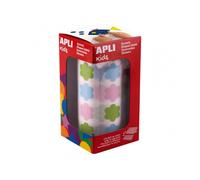 Apli Gomets Flores Permanentes Multicolor 900 Unidades C-Surtidos Pastel