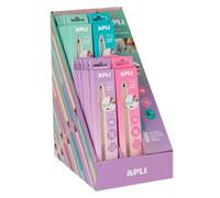 Apli infinite pencil nordik expositor con 20 packs de lapiz infinito h