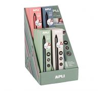 Apli infinite pencil up north expositor con 20 packs de lapiz infinito