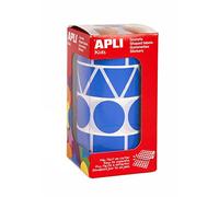 APLI Kids 11162 - Rollo de gomets figuras surtidas color azul, tamaño XL