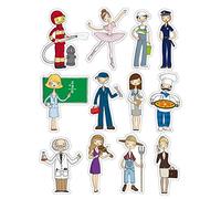 APLI Kids 11440 - Bolsa de gomets, 3 hojas, Las profesiones