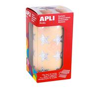 APLI Kids 12046 - Rollo gomets estrellas 19,5 mm holográficos