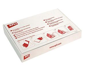 APLI Kids 12281 - Caja de 100 Forros Ajustables PVC 30 x 53 cm, 130 µ | Ideal para Escuelas y Bibliotecas, PVC Resistente y Libre de Ftalatos.