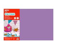 Apli kids 12767 - goma eva lila 600 x 400 mm 5 hojas