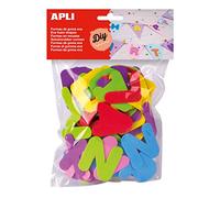 APLI Kids 13074 - Bolsa formas EVA formas letras, 104 U