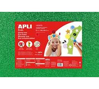 APLI Kids 13173 - Lámina de espuma (600 x 400 mm, 3 unidades), color verde brillante