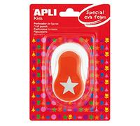 APLI Kids 13298 - Perforadora especial goma EVA figura estrella, 25.4 mm