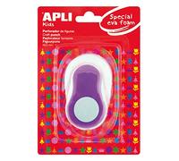 APLI Kids 13301 - Perforadora especial goma EVA redondo, 25.4 mm