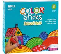 Apli kids 14850 - color sticks - témperas sólidas colores surtidos -