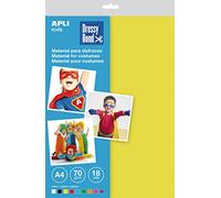 APLI Kids - Bolsa tela para disfraces Dressy Bond A4 multicolor, 18 hojas