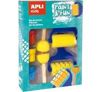 APLI Kids 15135 - Set de pintura con témperas, rodillos y sellos , color/ modelo surtido
